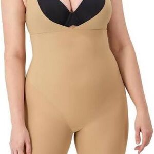 Wear-Your-Own-Bra Tummy Control Shapewear Bodysuit, Anti-Static Fabric